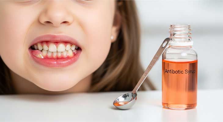 بهترین آنتی بیوتیک برای عفونت لثه کودکان